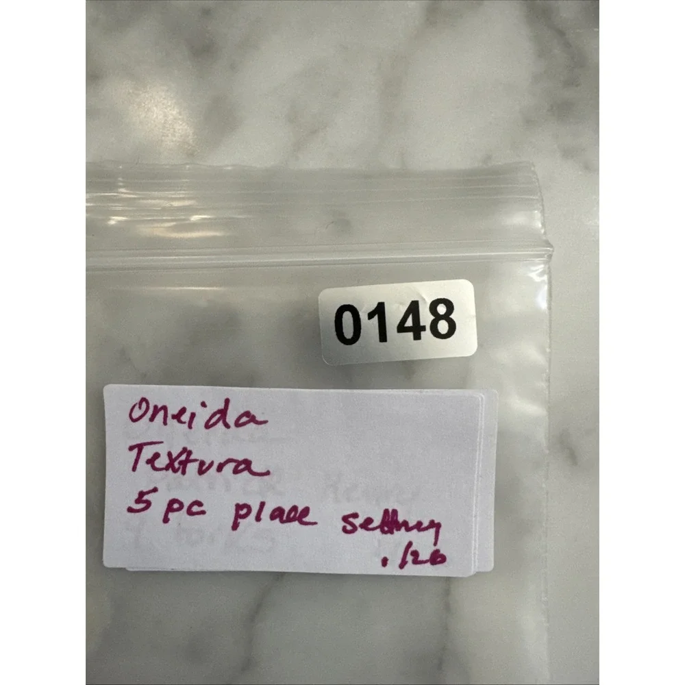 Oneidacraft Deluxe TEXTURA 6pc Place Setting Service‎ for One Stainless Flatware